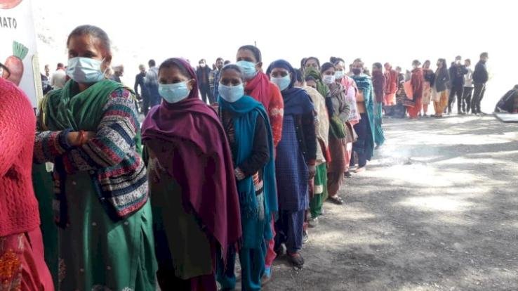 voting-in-third-phase-in-Dharampur-development-block