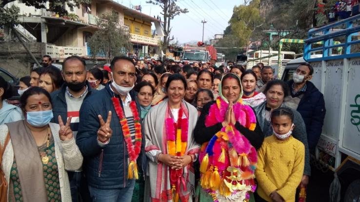 Soma Kaundal organized a victory rally