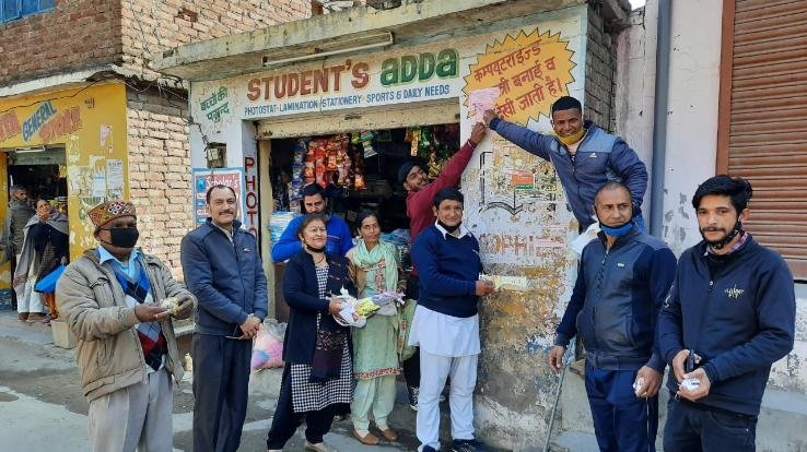 Cleanliness campaign organized in gram panchayat darlaghat