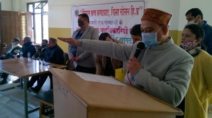 Oath administered to newly elected members and head-deputy heads of BDC Kandaghat