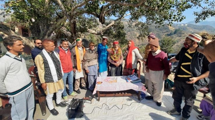pradhan narvada sharma administered oath to new members