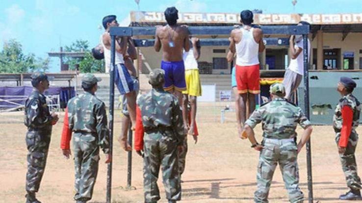 Army recruitment from 18 to 25 March 