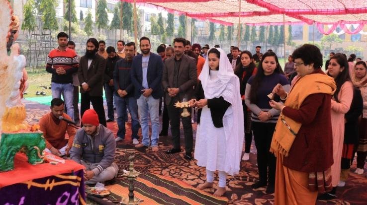 Basant Panchami festival celebrated at IEC University