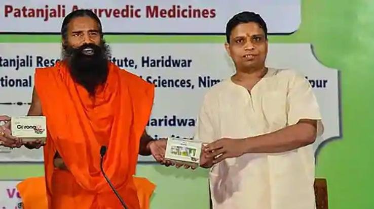 Baba Ramdev launches Corona's new medicine, CoPP-WHO GMP certified new drug