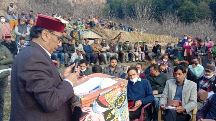 Kotkhai MLA Narendra Baragata visited Panchayats