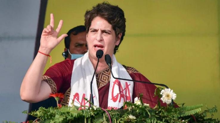 Priyanka spoke in Assam - BJP-RSS threat to Assam's existence, 