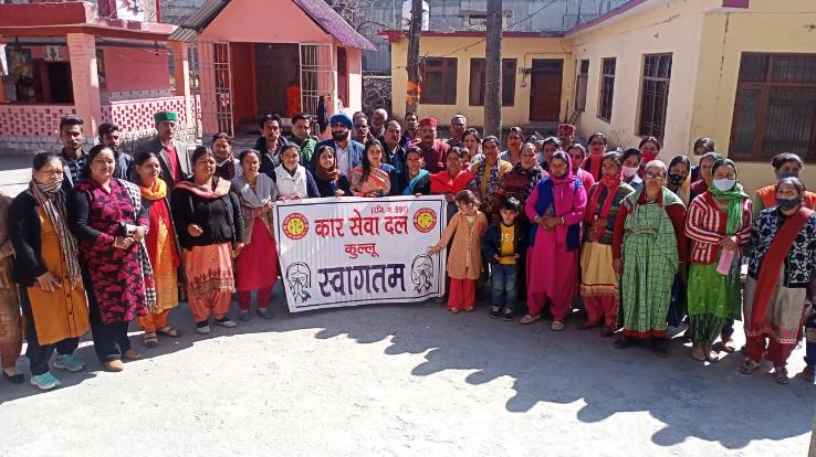 Kullu: Car Seva Dal's one-day camp concluded at the Thulikuhal Shiva temple