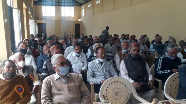 Kunihar: - District Pensioners and Senior Citizen Welfare Organization meeting organized