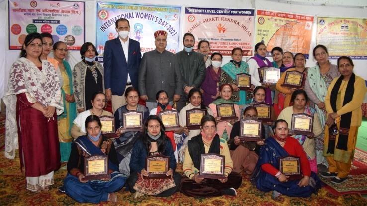 Solan: District level program organized on International Women's Day