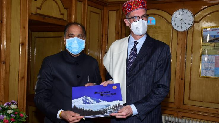 Switzerland's ambassador to India met Chief Minister Jairam Thakur, said - Switzerland is the 12th largest investor in India