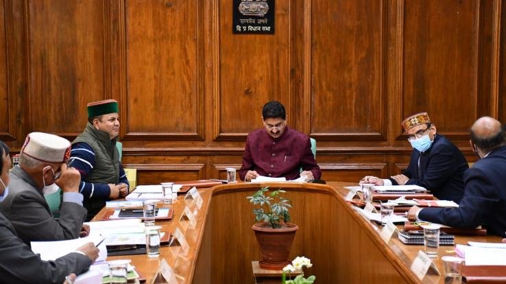 Shimla: Tri-monthly meeting of State Development Corporation Committee Board held in Vidhan Sabha premises