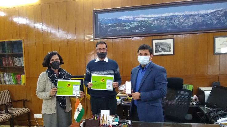 Shimla: Deputy Commissioner Shimla Aditya Negi Launches E Approval Mobile App