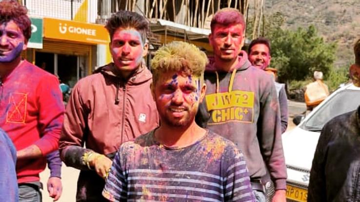 Holi festival celebrated with great enthusiasm in Dadlaghat