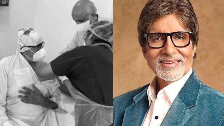 Amitabh Bachchan gets the Corona vaccine with his family