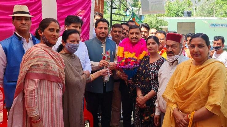 MP Suresh Kashyap campaigned for BJP 