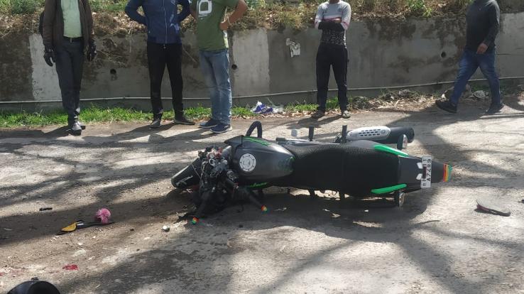 Tragic road accident occurred in Kunihar, bike driver dies