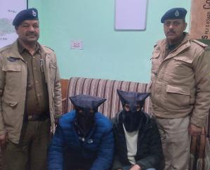 Kullu: Police caught two with 616 grams of charas.