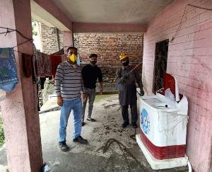 darlaghat solan corona sanitization 9 may