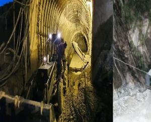 कुल्लू के पंचानाला में एनएचपीसी की टनल धंसने से चार कामगारों की मौत