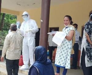 गरली के वार्ड नबंर तीन मे 88 लोगो के हुए कोरोना टेस्ट 