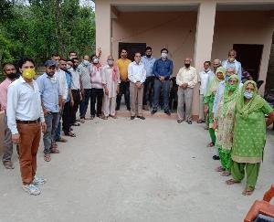 13 families of Nauri village donated 70 kanals of land for road construction