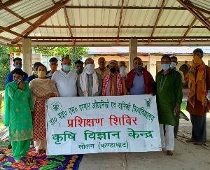 सोलन : कृषि विज्ञान केंद्र के वैज्ञानिकों ने किया नैदानिक दौरा