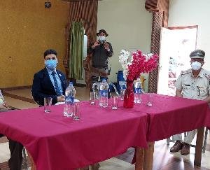 कोटखाई पहुंचे एसपी चावला कोटखाई थाने का किया निरिक्षण