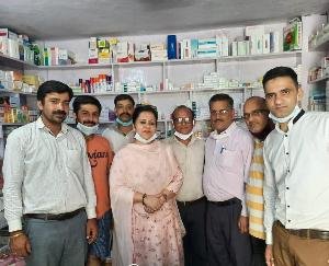 दाड़लाघाट : कोरोना योद्धा के तौर पर पत्रकारों को किया गया सम्मानित