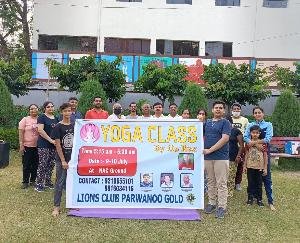 लॉयन्स क्लब परवाणू गोल्ड द्वारा किया गया