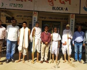 धुन्दन में महात्मा गांधी की 150वी जयंती मनाई