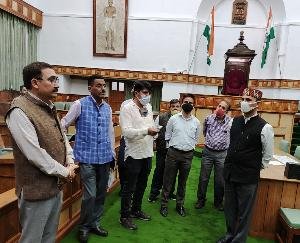 शिमला : मानसून सत्र सुचारू रूप से चलाने के लिए जल्द हाेगी सर्वदलीय बैठक ,विधानसभा स्पीकर ने लिया सदन का जायजा