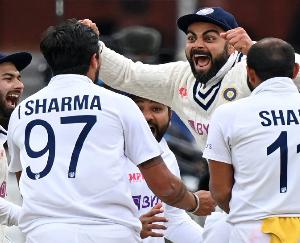 Team India won the Lord's Test match, beat England by 151 runs