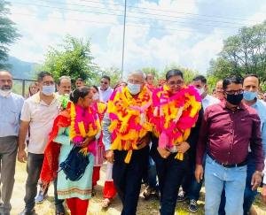 सरकाघाट : विधायक ने किया ग्राम पंचायत खाहन में नवनिर्मित रावमापा खाहन के नए भवन का विधिवत उद्‌घाटन