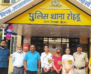 रोहड़ू : एबीवीपी ने पुलिस के जवानों के साथ मनाया रक्षाबंधन
