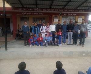  बच्चों को मोमेंटो प्रदान कर किया सम्मानित