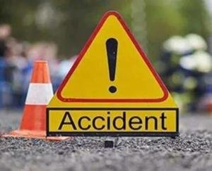  Tipper full of overturned gravel on Dharampur-Spatu road