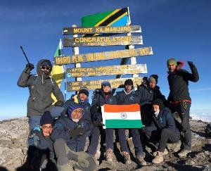 Pinegrove Contingent Scales Mt Kilimanjaro in Tanzania