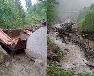 Heavy loss due to heavy rain in the night in Kullu district of the state