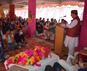 Urban Development Minister Suresh Bhardwaj inaugurates fire fighting center in Tikkar