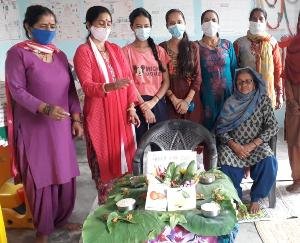 सोलन : पोषण माह के अन्तर्गत आयोजित की गई पौष्टिक आहार प्रदर्शनी