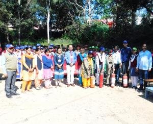  बी एल स्कूल कुनिहार में मौक ड्रिल का आयोजन