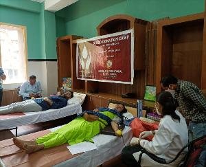 गुरुकुल इंटरनेशनल सीनियर सेकेंडरी स्कूल में रक्तदान शिविर का आयोजन