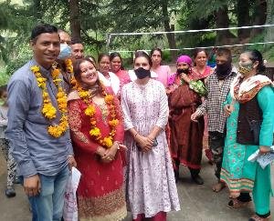 Kullu: Corona warrior honor ceremony organized in Soyal by Himachal Ekta Manch