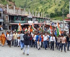 Youth Congress State President Nigam Bhandari rained heavily on the state and central government in Rajgarh