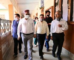 Education Minister inspected the Government Postgraduate College, Solan