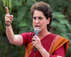 Before the assembly elections, the era of allegations and counter allegations started, Priyanka Gandhi rained on the Yogi government