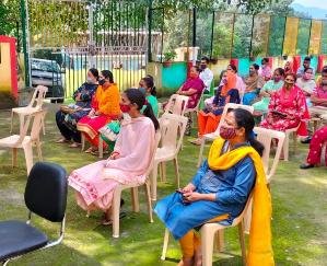 Kunihar: Organizing education dialogue, discussion on Har Ghar Pathshala and Fit India Movement