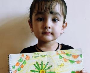 Program organized on the occasion of Gandhi Jayanti at Sai International School