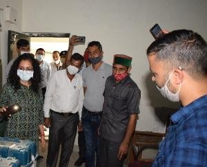 Deputy Commissioner Solan did quarterly internal inspection of EVM and VVPAT machine storage room