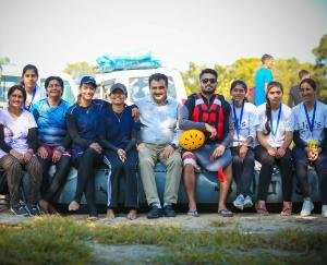 Hamirpur: Women showed stamina in rafting, local girls outperformed Air Force team